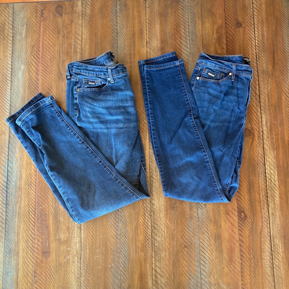 Women’s Nine West Blue Jean Bundle 2 Pair Pants 12